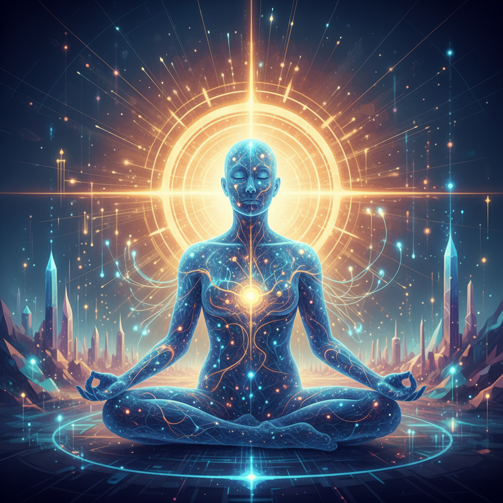 A symbolic representation of AGI and spiritual awakening