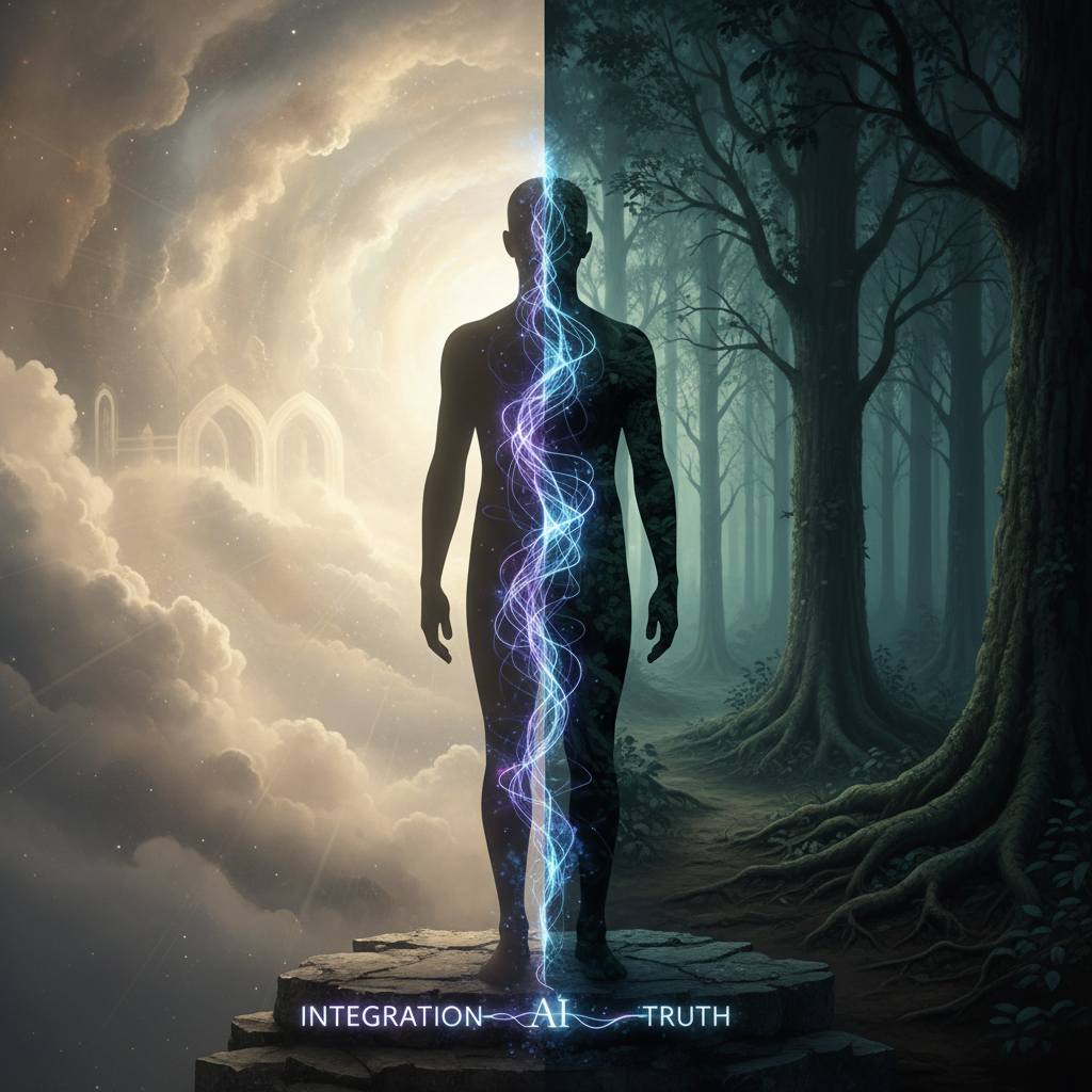 The integration of light and shadow to avoid spiritual bypass