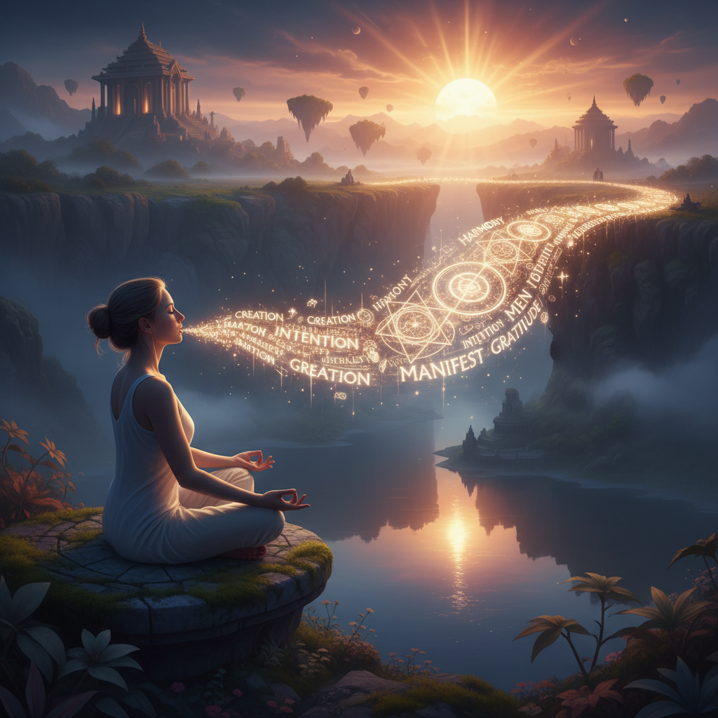 A person performing the opening prayer of the Pathway Prayer Process